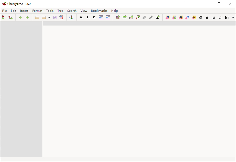 CherryTree 富文本笔记软件 v1.3.0.0 便携版