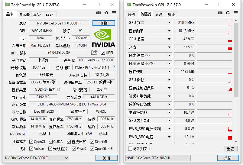 GPU-Z中文版(显卡检测工具)V2.63.0 汉化版-倒腾怪分享社-第13张图片